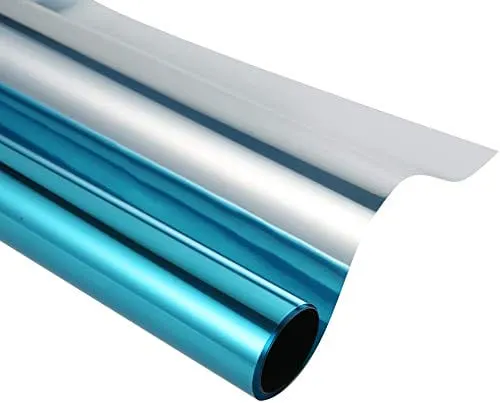 Blue/Silver — Specialty films decorative window film for Calgary glass