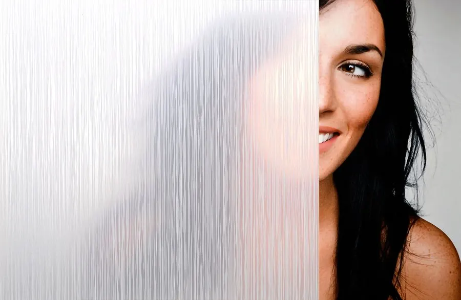 Brushed Matte — Organic decorative window film for Calgary glass