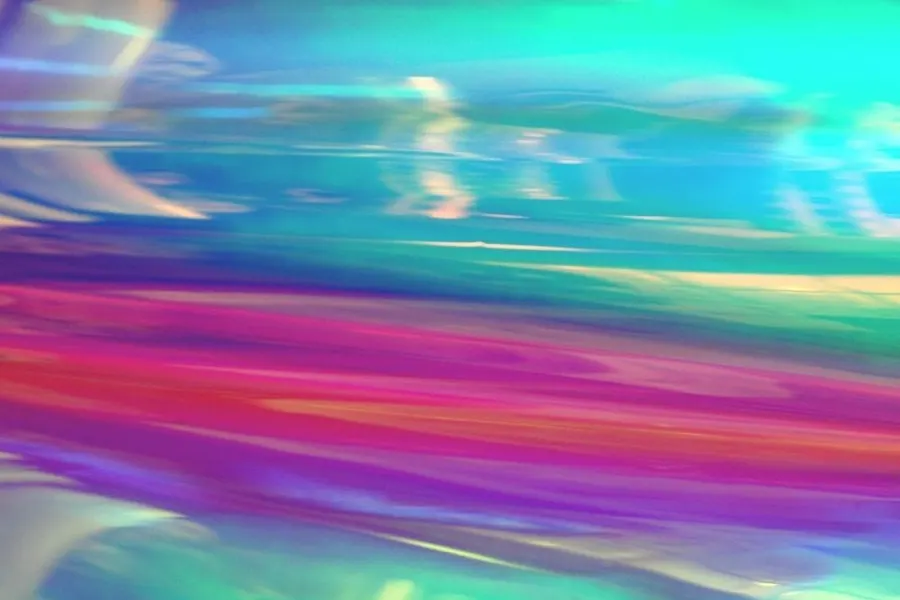 Chromatic Dichroic No Adhesive - Non Mountable — Dichroic & colour-shift decorative window film for Calgary glass