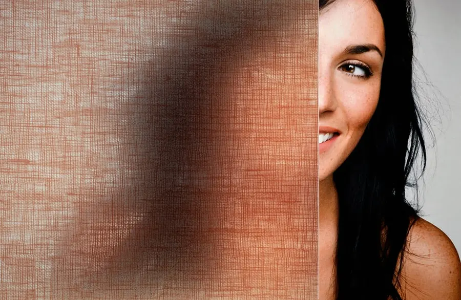 Cinnamon Organic Cotton — Frosted patterns decorative window film for Calgary glass