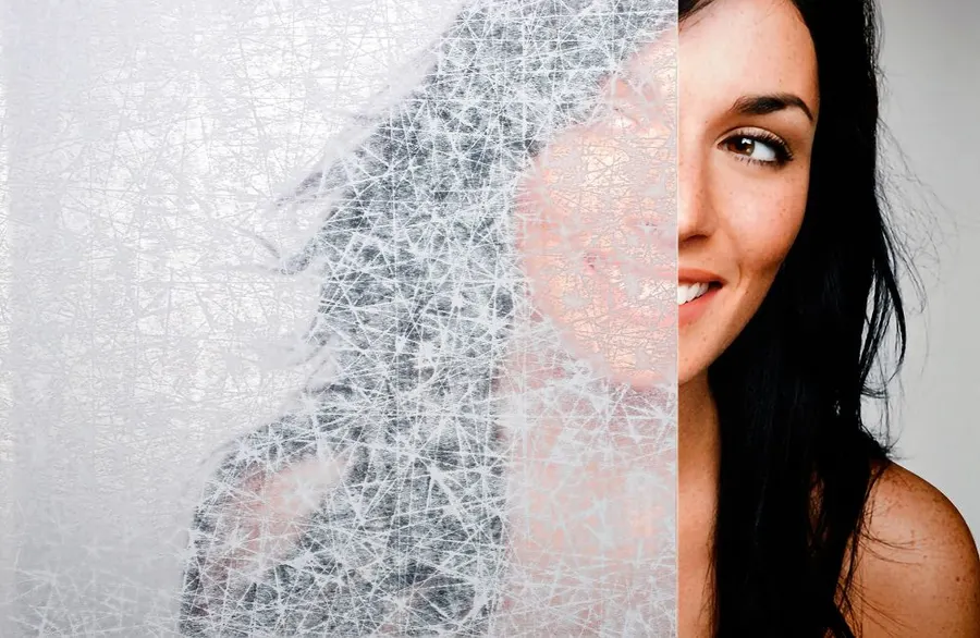 Clear Washi — Textile & woven decorative window film for Calgary glass