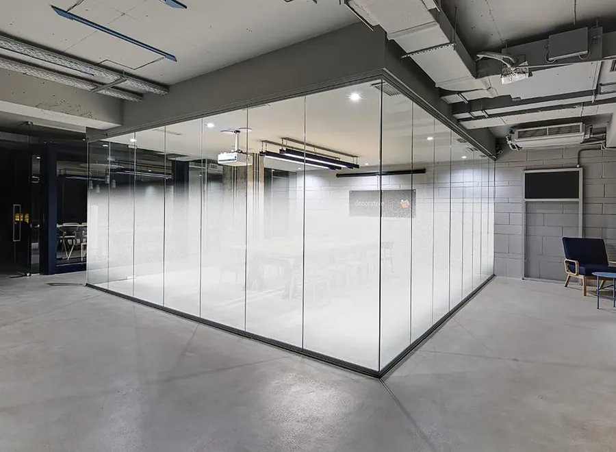 Dual Cloud Gradient — Gradients & fades decorative window film for Calgary glass