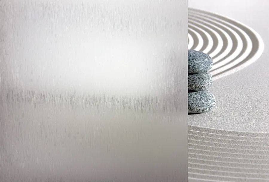 Fine Brushed — Frosted patterns decorative window film for Calgary glass