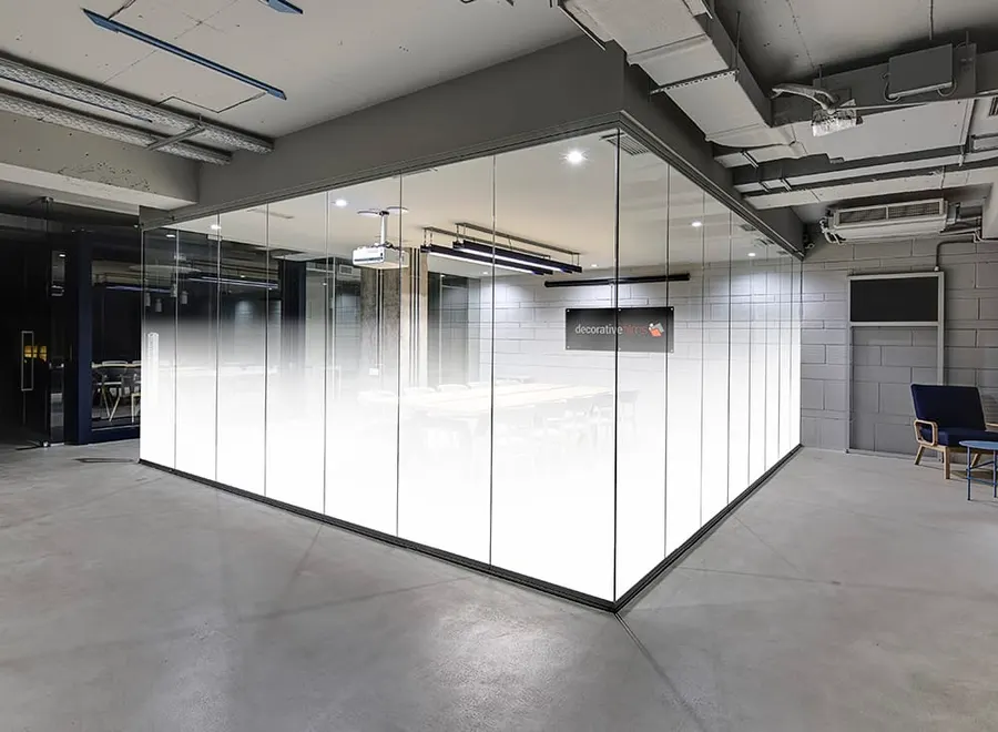 Fine Dots Gradient — Gradients & fades decorative window film for Calgary glass