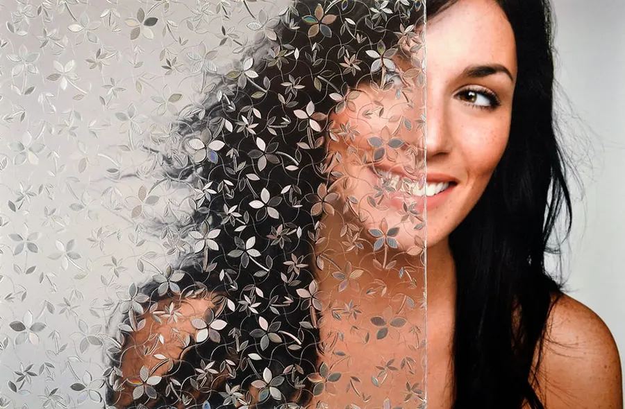 Floret — Nature decorative window film for Calgary glass