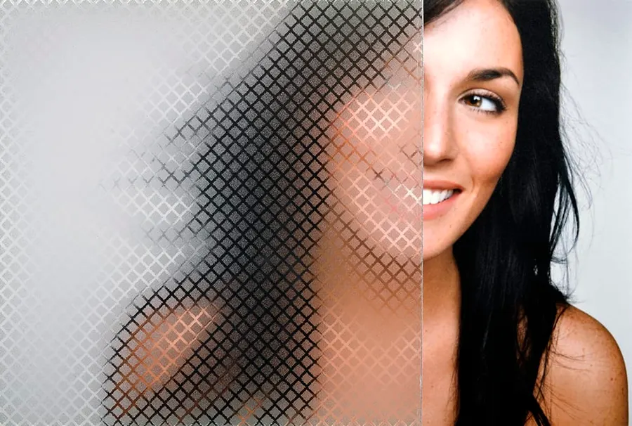 Frosted Diamond — Frosted patterns decorative window film for Calgary glass