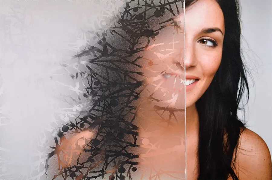 Frosted Persimmon — More designs decorative window film for Calgary glass
