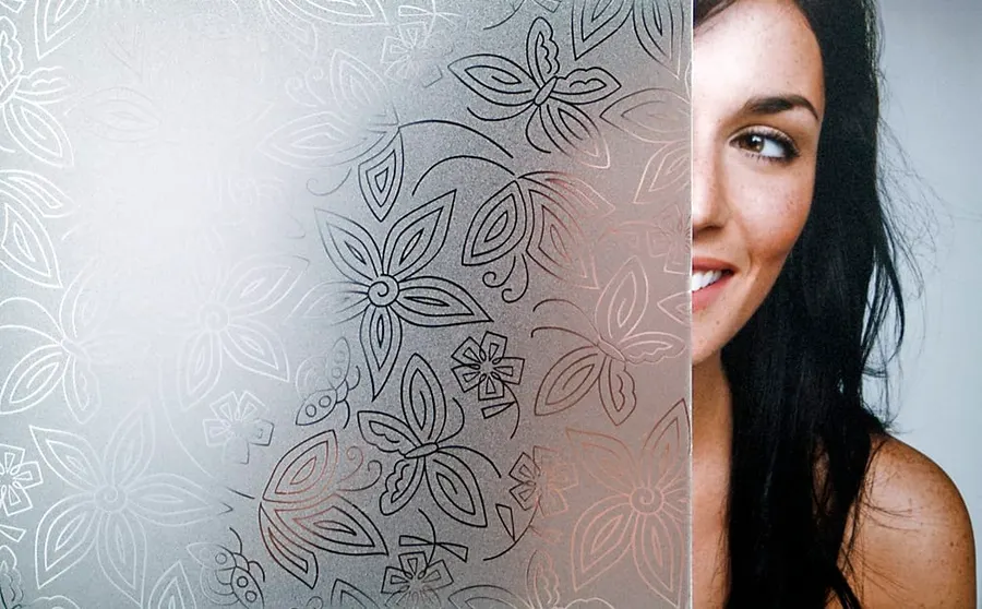 Lady Daisy — Nature decorative window film for Calgary glass