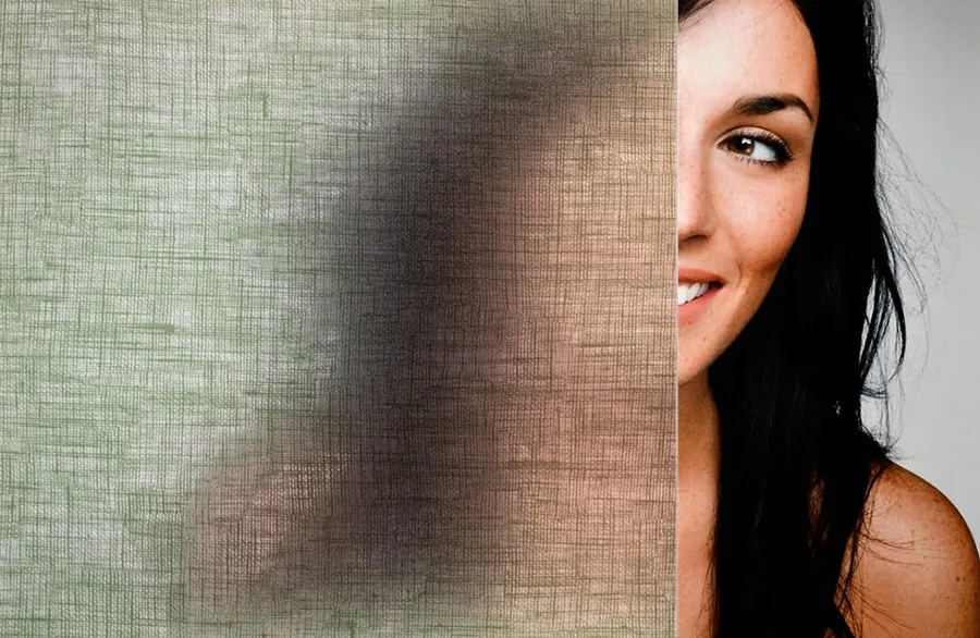 Moss Organic Cotton — Textile & woven decorative window film for Calgary glass