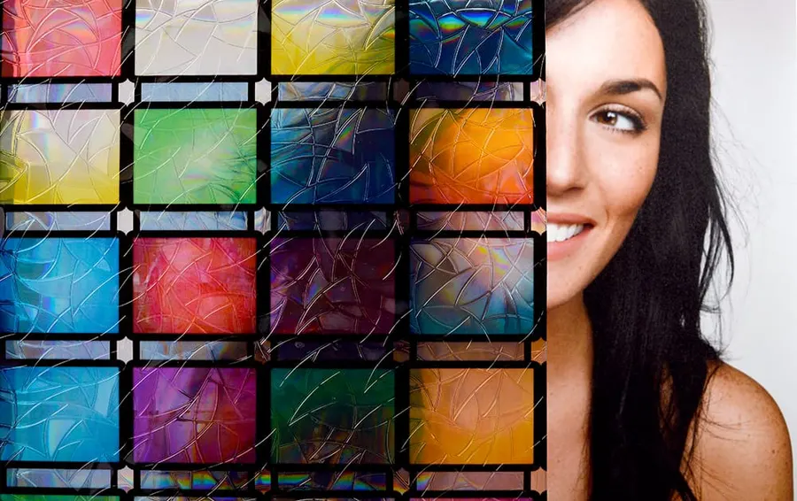 Stained Glass Atlantis — More designs decorative window film for Calgary glass