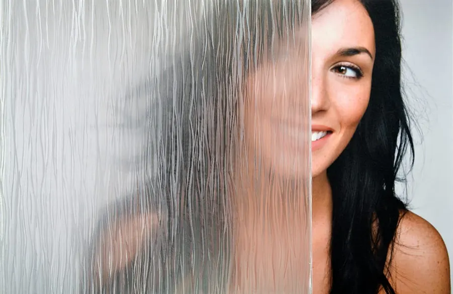 Clear Waters — Ice glass decorative window film for Calgary glass