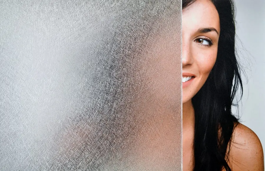 Frosted Web Static Cling — Frosted & privacy decorative window film for Calgary glass