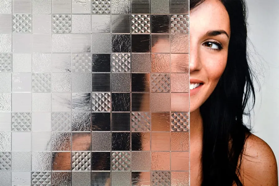 OVERLAYS — Geometric decorative window film for Calgary glass