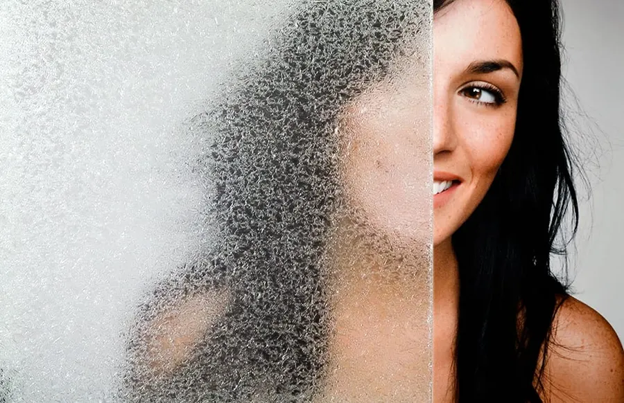 Ice Fern — Ice glass decorative window film for Calgary glass