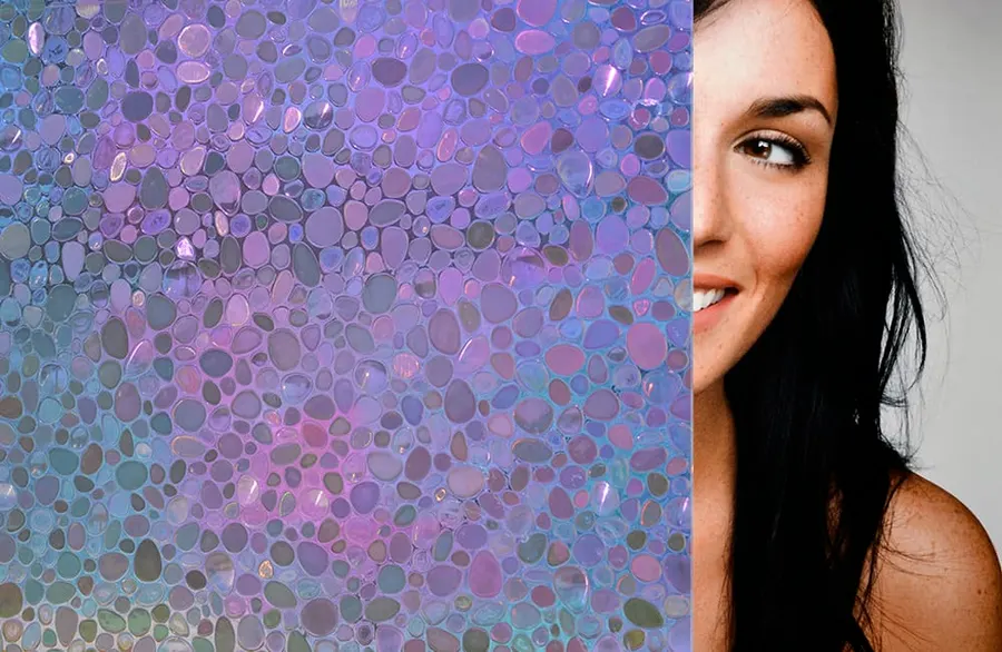 DichroStones — Dichroic & colour-shift decorative window film for Calgary glass