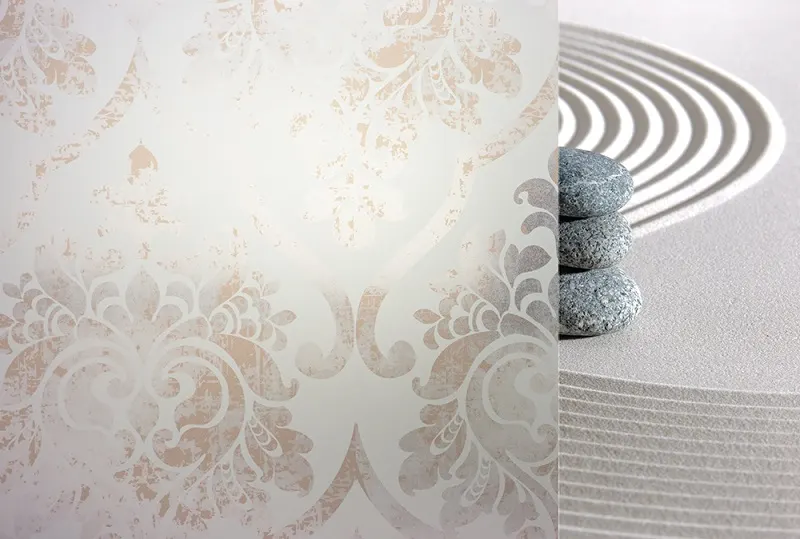 Terracotta — Frosted patterns decorative window film for Calgary glass