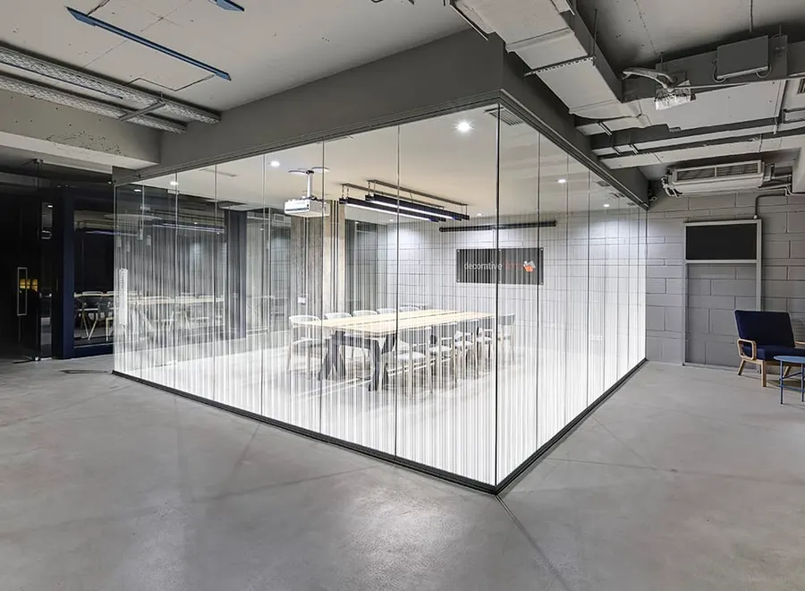 Variable Lines Gradient — Gradients & fades decorative window film for Calgary glass
