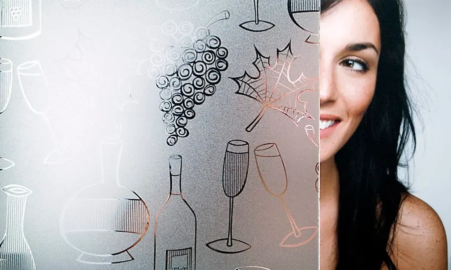 Winery — Nature decorative window film for Calgary glass