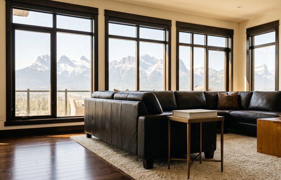 Mountain-area solar window film context for Canmore