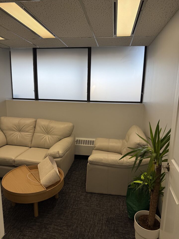 Frosted Office Windows – Centre 89, Macleod Trail - Haysboro, SW Calgary, AB