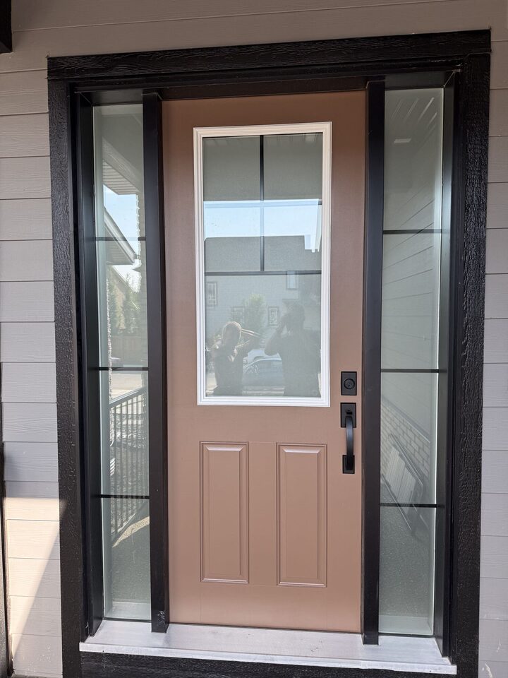 Silver Tech Privacy Film – Entry, Bathroom & Garage - Legacy, SE Calgary, AB