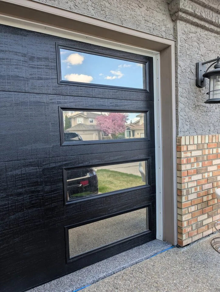 Reflective Garage Door Window Film – McKenzie Lake Calgary — McKenzie Lake, SE Calgary, AB