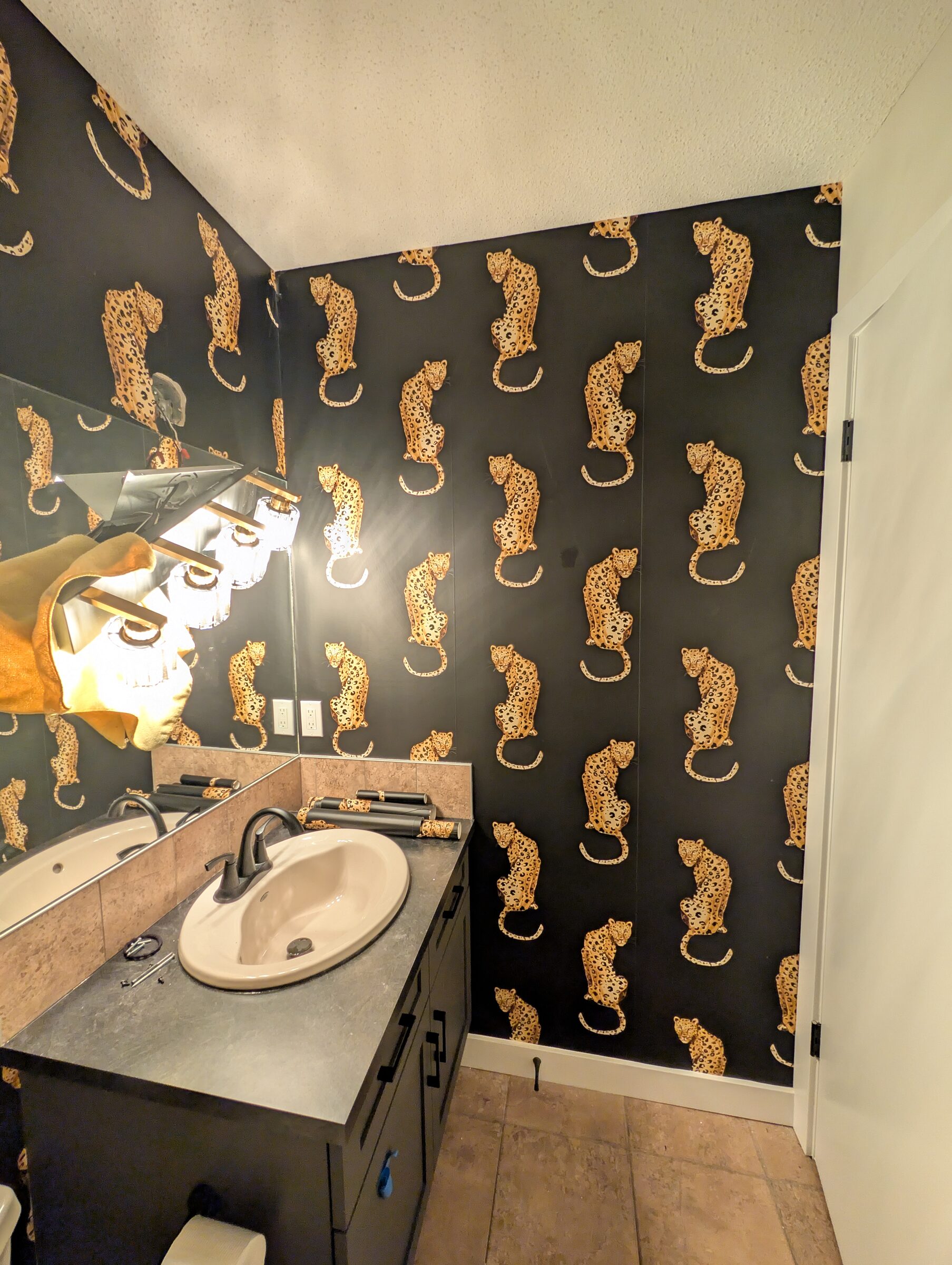 Peel-and-Stick Wallpaper Installation – McKenzie Towne Calgary — McKenzie Towne, SE Calgary, AB