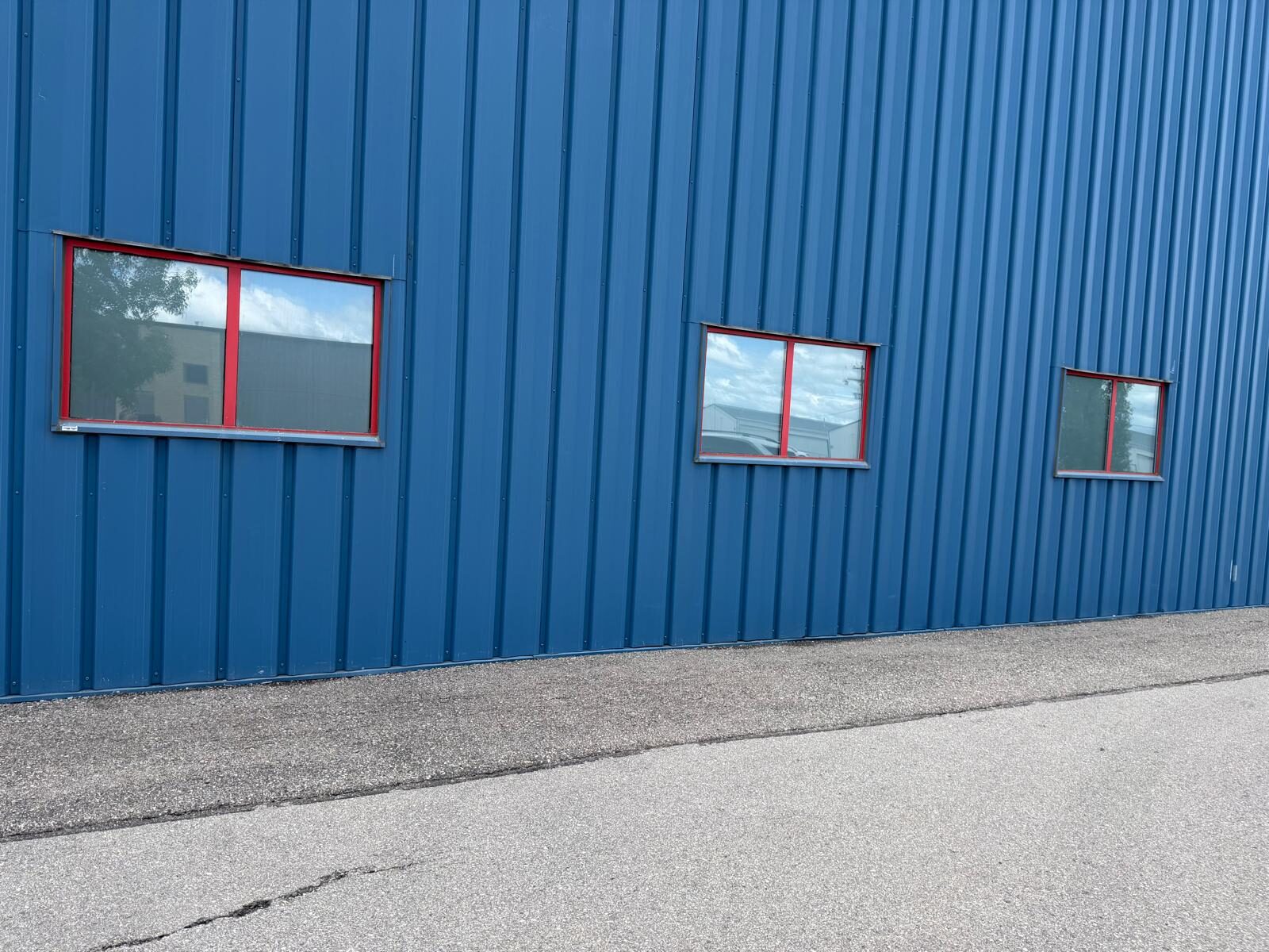 Hangar Frosted Window Film Replacement – Springbank Airport - Springbank Airport, Rocky View County, AB