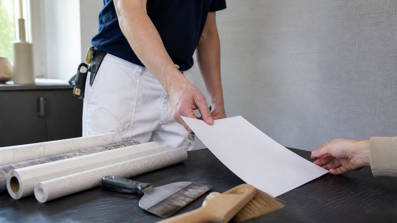 Workmanship warranty and care guidance handoff materials