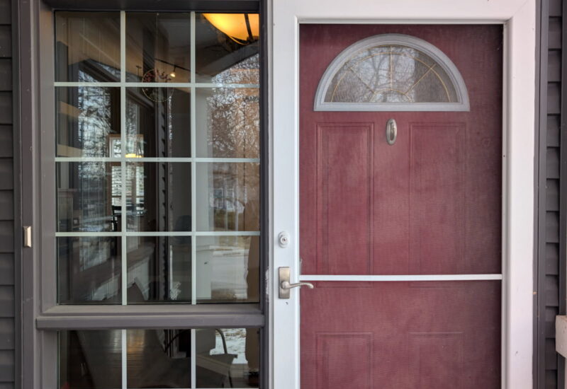 Front Entry Door Tinting – SE Calgary — SE Calgary