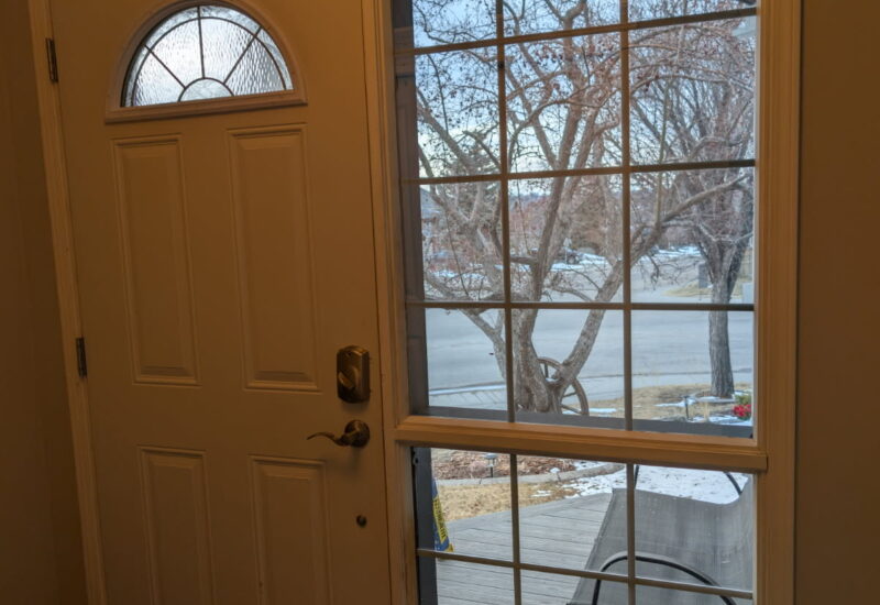 Front Door Tinting – SE Calgary Home — SE Calgary